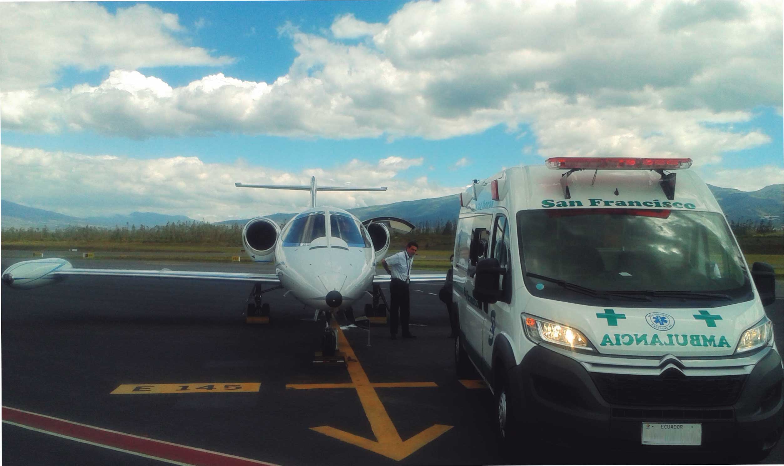 Recepción y Transporte de Pacientes Aerotransportados